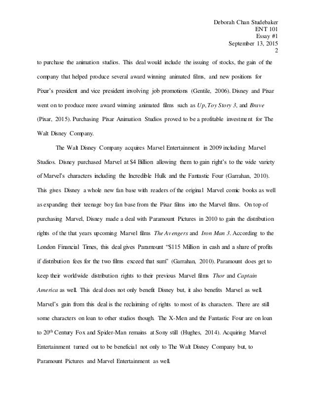 essays about disney movies