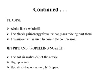 JET ENGINE PPT BY SANDEEP YADAV | PPTX