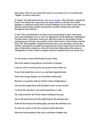 Redemption Ransom 28911951 psalm-130-commentary | PDF