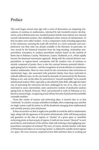 Varieties of Continua: Philosophical and Mathematical Perspectives on ...