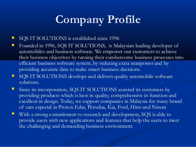 Perodua Malaysia Company Profile - Kerja Kerja b