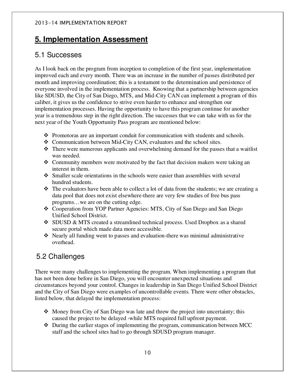 Implementation Report Final Version