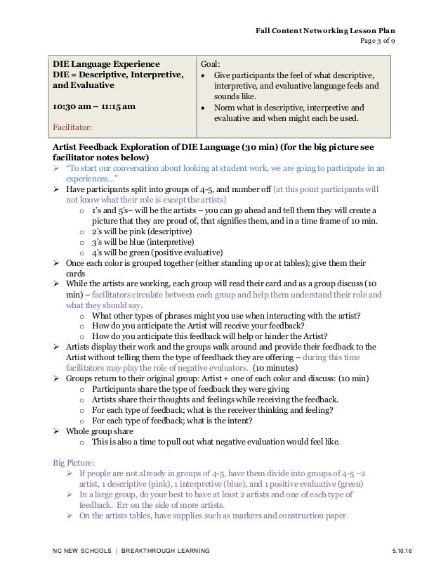 Content Networking Fall 2015 Lesson Plan official 10152015