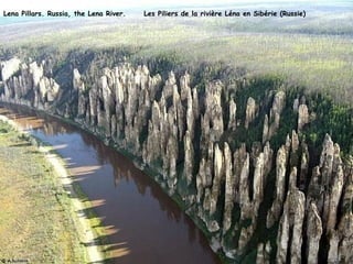Lena Pillars. Russia, the Lena River.   Les Piliers de la rivière Léna en Sibérie (Russie)
 