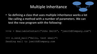 Python: Multiple Inheritance | PPT