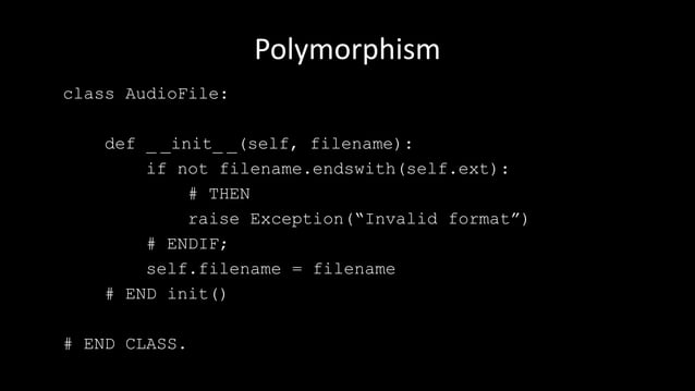 Python: Polymorphism | PPTX