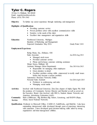 Tyler Resume | PDF