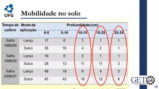 19
Mobilidade no solo
 