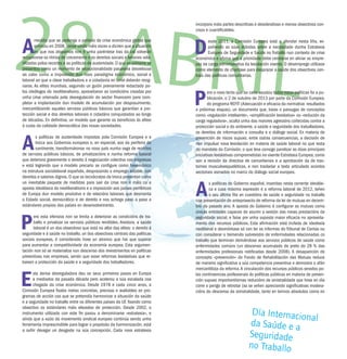Día Internacionalda Saúde e a
Seguridade
no Traballo
28 ABRIL
A
medida que se prolonga o período de crise económica global...