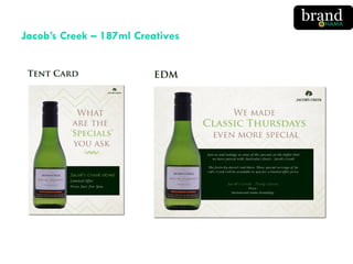 Jacob’s Creek – 187ml Creatives
 