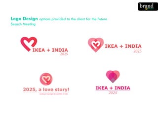 Logo Design options provided to the client for the Future
Search Meeting
 