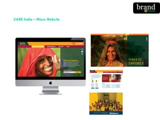 CARE India – Micro Website
 