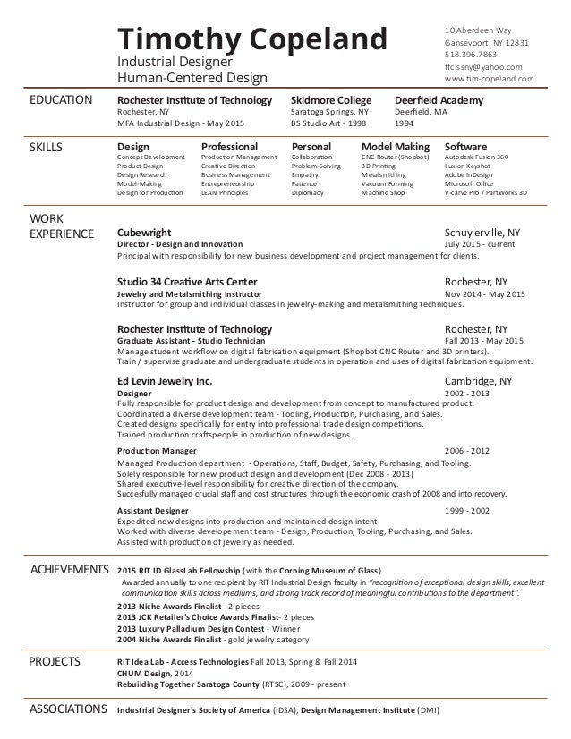 timothy copeland resume