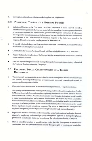 National Tourism Policy 2002