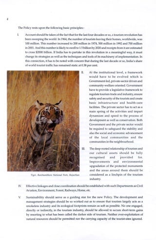 National Tourism Policy 2002
