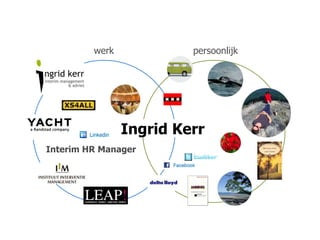 werk            persoonlijk




                Ingrid Kerr
Interim HR Manager
 