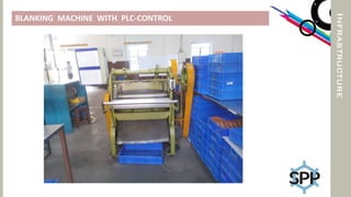 INFRASTRUCTURE
BLANKING MACHINE WITH PLC-CONTROL
 