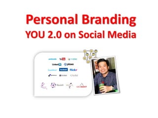 Personal Branding
YOU 2.0 on Social Media
 