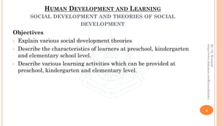 SOCIAL DEVELOPMENT AND THEORIES OF SOCIAL DEVELOPMENT | PDF