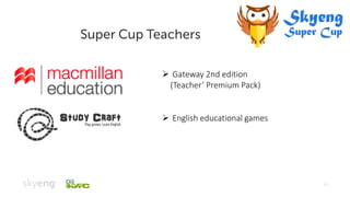 22
➢ Gateway 2nd edition
(Teacher’ Premium Pack)
➢ English educational games
 