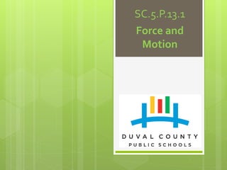 28 p.13.1 force and motion ppt (2) (1) | PPTX