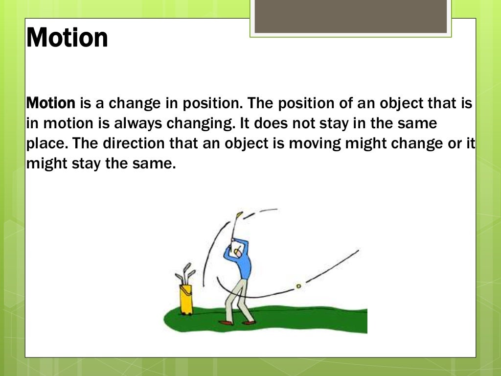 Force and motion - jeryvita