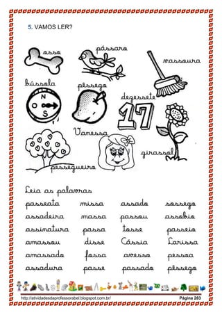 http://atividadesdaprofessorabel.blogspot.com.br/ Página 283
5. VAMOS LER?
 