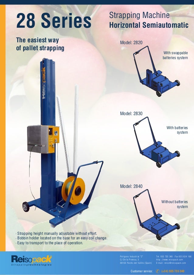 28 Series The easiest way of pallet strapping