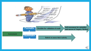 Inquiry Based Strategy lesson Plan | PPTX