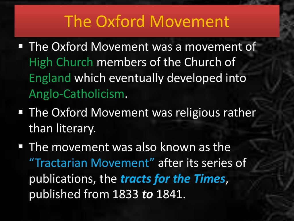 Oxford Movement