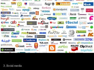 3. Social media 