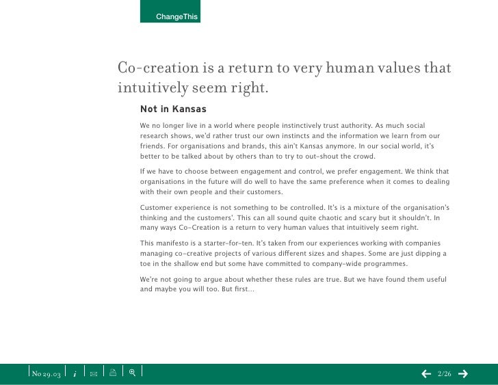 Co Creation Rules - 