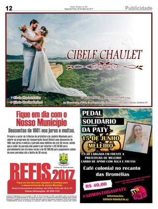 12 PublicidadeJornal Correio do Sul
Segunda-Feira, 29 de Maio de 2017
 