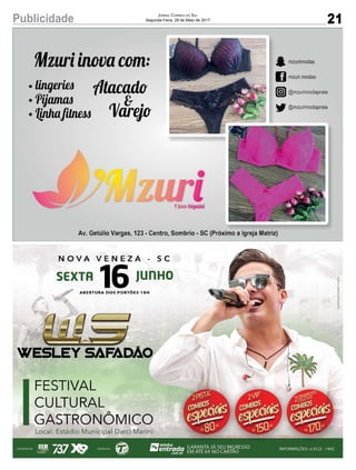 21Publicidade Jornal Correio do Sul
Segunda-Feira, 29 de Maio de 2017
 