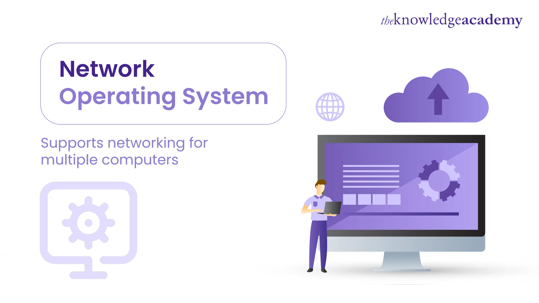Network
Operating System
Supports networking for
multiple computers