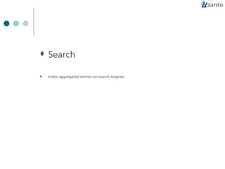 Search Index aggregated entries on search engines 