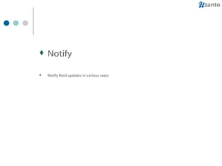 Notify Notify feed updates in various ways 