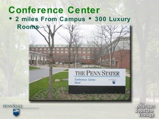 Conference Center •  2 miles From Campus •  300 Luxury Rooms 