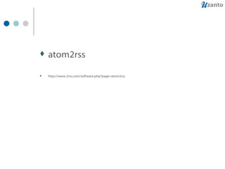 atom2rss http://www.2rss.com/software.php?page=atom2rss 