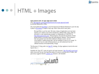 HTML + Images 