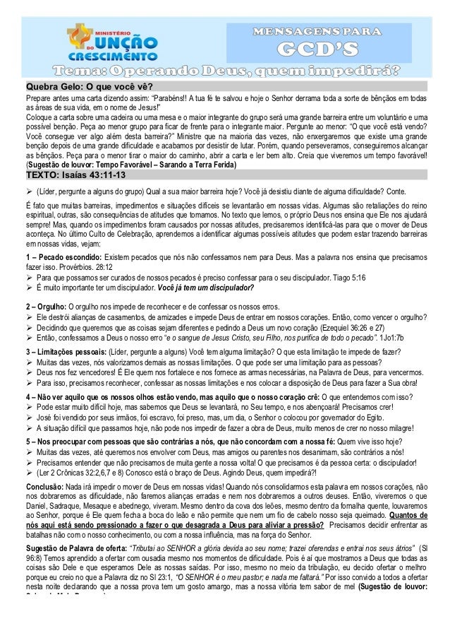 Cursos agindo