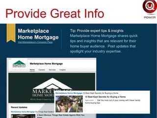 Provide Great Info
 