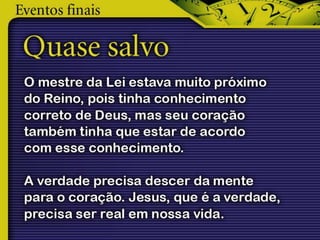 29 11 - eventos finais