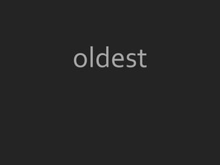 oldest
 