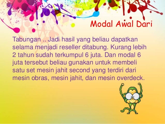 Wawancara dengan perusahaan konveksi