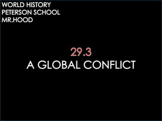 29.3 a global conflict