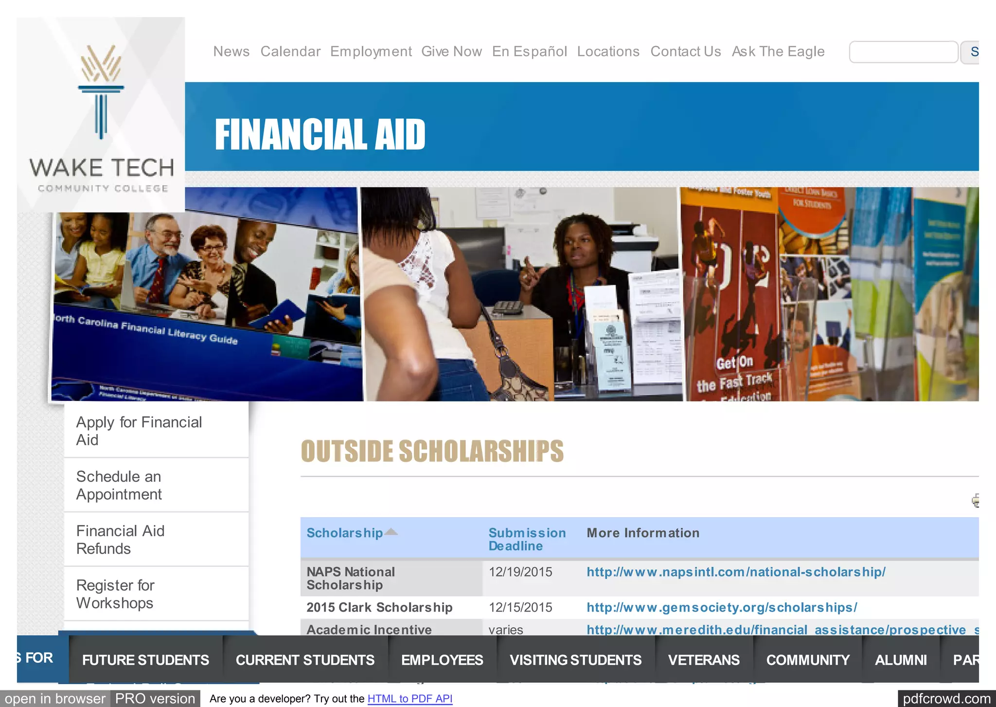 outside-scholarships-wake-technical-community-college-ppt