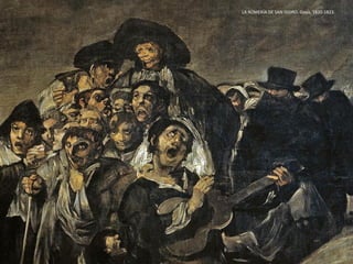 LA ROMERÍA DE SAN ISIDRO. Goya, 1820-1823.
 