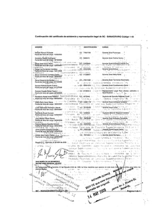 Embargo on Tahami y Cultiflores property and greenhouses
