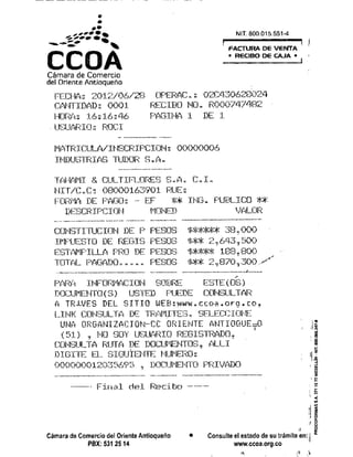 Embargo on Tahami y Cultiflores property and greenhouses